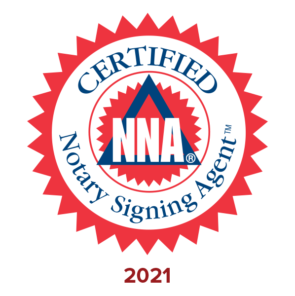 2021 national signing agent certified badge